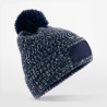 Czapka zimowa z pomponem Ramble Patch Pom Beanie - B331:Steel Blue, 50% polyester / 50% acrylic, lining: 100% polyester, One Size